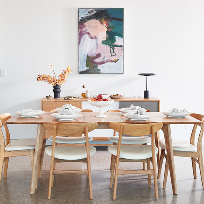 Magnus Extension Dining Table - Solid Oak