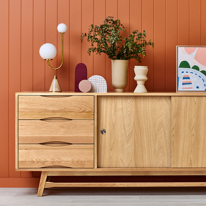 Svend Sideboard - Solid Oak - Reversible Doors