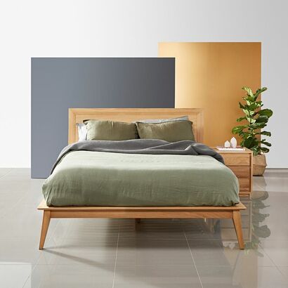 Jolanda Bed Frame - Solid Oak