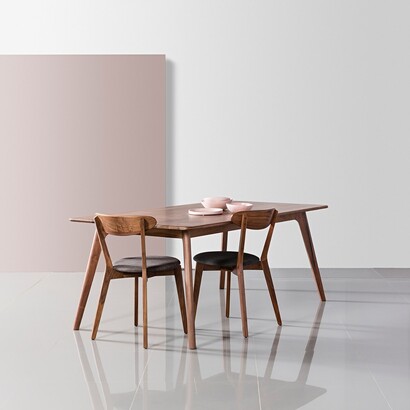 Magnus Rectangular Dining Table - Solid Walnut