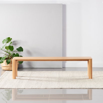 Otto Bench - Solid Oak 