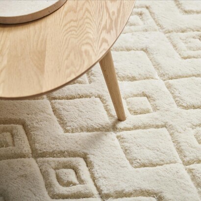 Myra Hand Knotted Cut Pile Wool Rug