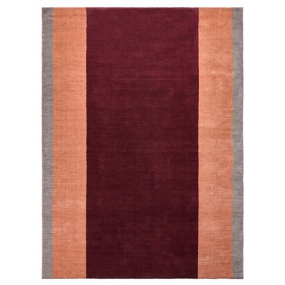 Rand Handloom Rug - Berry Red / 240x330
