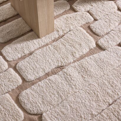 Fristad Hand Knotted Rug - Whisper White / 200x290