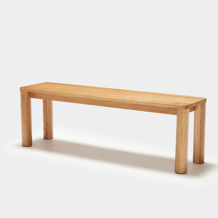 Otto Solid Oak Bench - 140cm