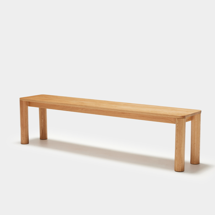 Otto Solid Oak Bench - 180cm