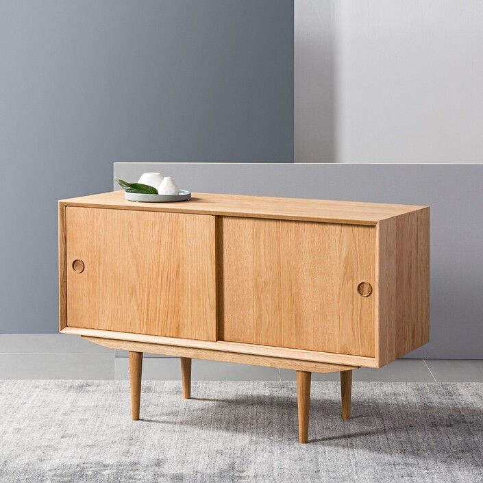 Jorgen Sideboard - Solid Oak - 120x45x76cm