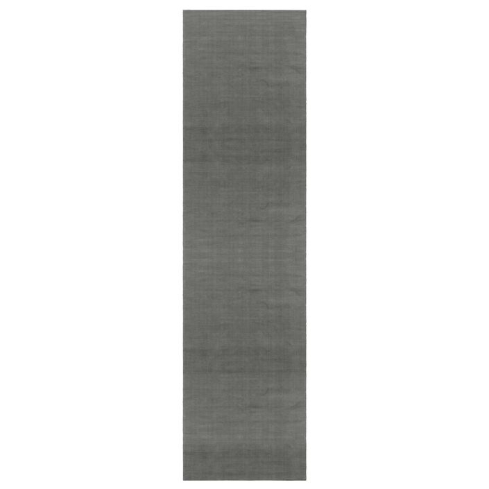 Freya Handloom Runner Rug - Storm Grey / 80x300