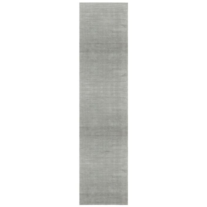 Freya Handloom Runner Rug - Fog Grey / 80x400