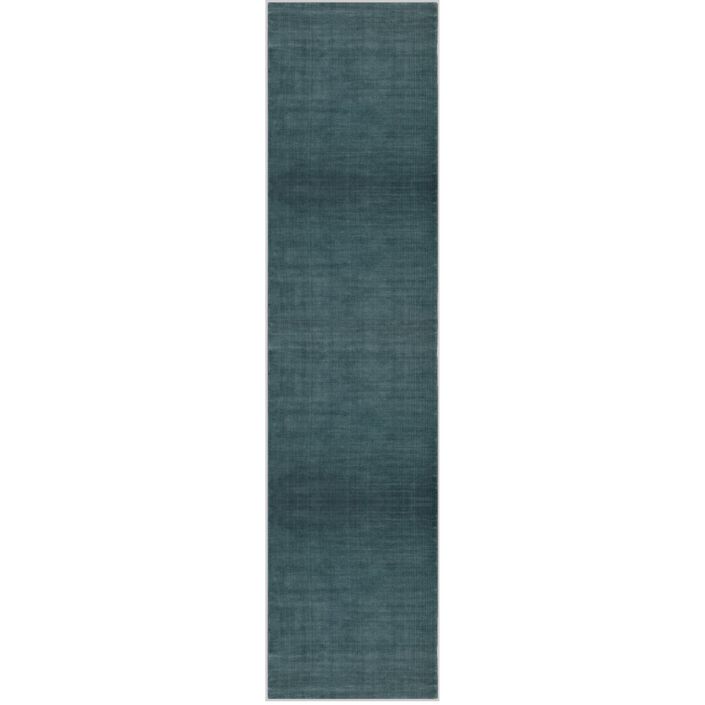 Freya Handloom Runner Rug - Deep Sea Blue / 80x400