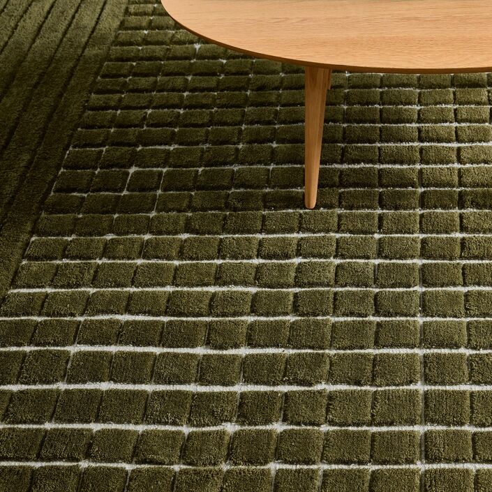 Gerda Hand Knotted Rug - Nori Green / 240x330
