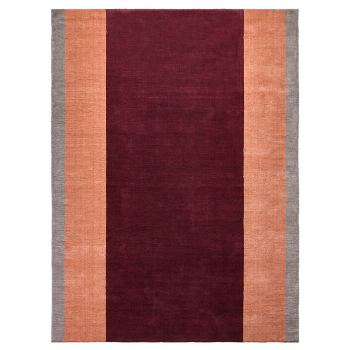 Rand Handloom Rug - Berry Red / 160x230